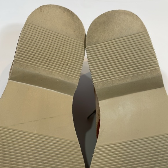 1901 Leather Oxford Loafers Size 10 M Brown And Tan Cushioned Soft Sole EUC - Picture 9 of 11